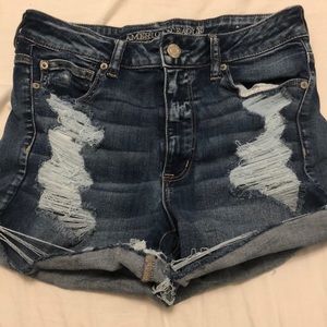 American eagle jean shorts